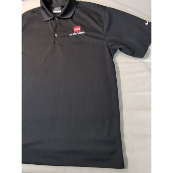 CNN Nike Studio Tours Performance Black Polo Shirt Men’s Size M - CNN News - Picture 4 of 9